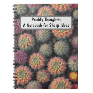 Colourful Cactus Notebook