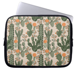 Colourful Cactus Pattern Laptop Sleeve