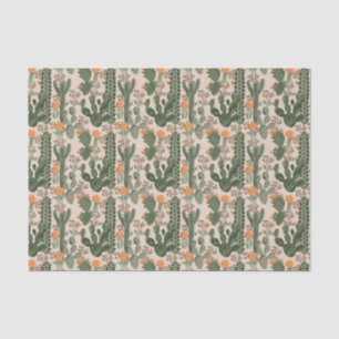 Colourful Cactus Pattern Tissue Paper