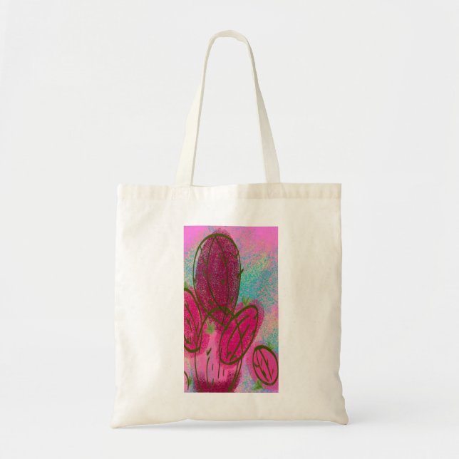 Colourful Cactus Tote Bag (Front)