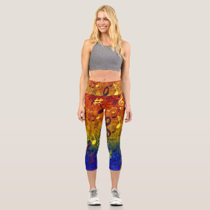 Colourful Cadence Capri Leggings