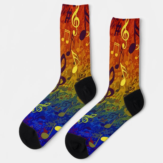 Colourful Cadence Socks (Left)