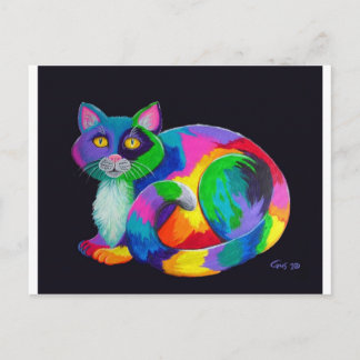 Colourful Calico Postcard