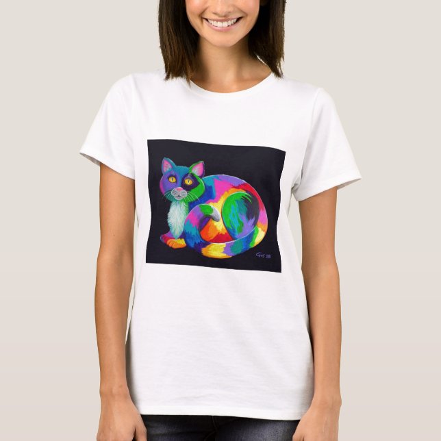 Colourful Calico T-Shirt (Front)
