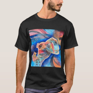 Colourful Camel Abstract T-Shirt