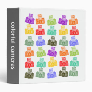 Colourful Cameras (1.5in) Binder