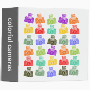 Colourful Cameras (2.0in) Binder