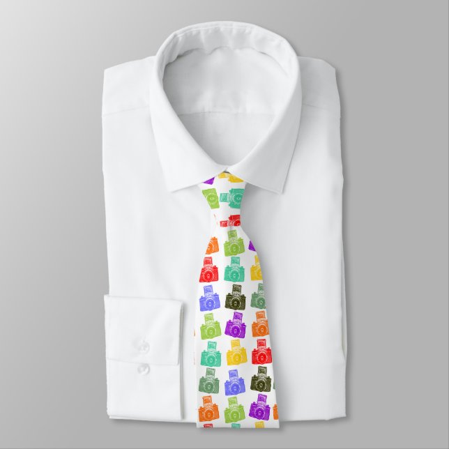 Colourful Cameras II Tie (Tied)