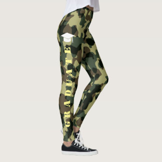 Colourful Camo Leggings - ROTC Graduate Style