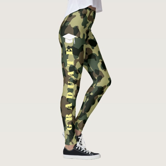 Colourful Camo Leggings - ROTC Graduate Style (Right)
