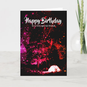 Colourful Camping Birthday Card