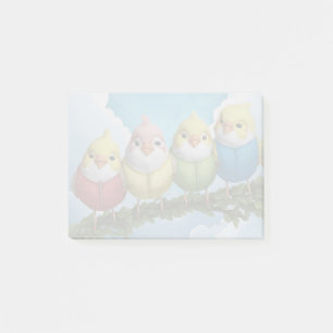 Colourful Canaries Post-it Notes