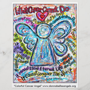 Colourful Cancer Angel Flyer