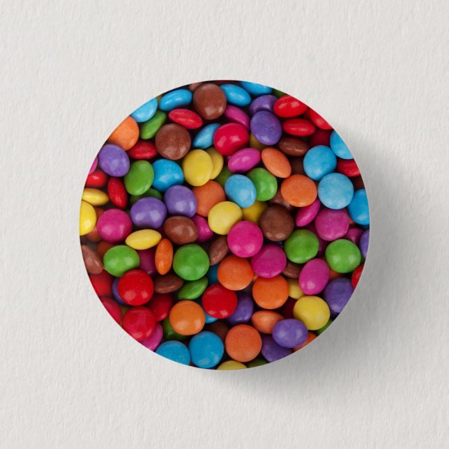 Colourful Candies 1 Inch Round Button (Front)
