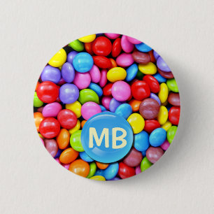 Colourful Candies 2 Inch Round Button