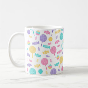 Colourful candies coffee mug