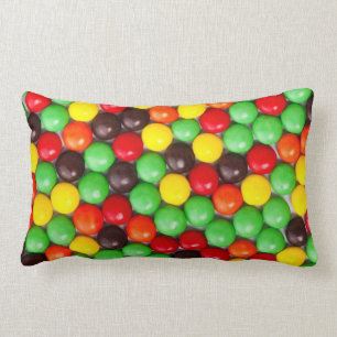 Colourful candies lumbar pillow
