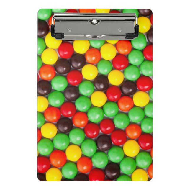 Colourful candies mini clipboard (Front)