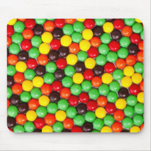 Colourful candies mouse pad