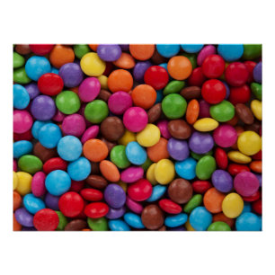 Colourful candies poster