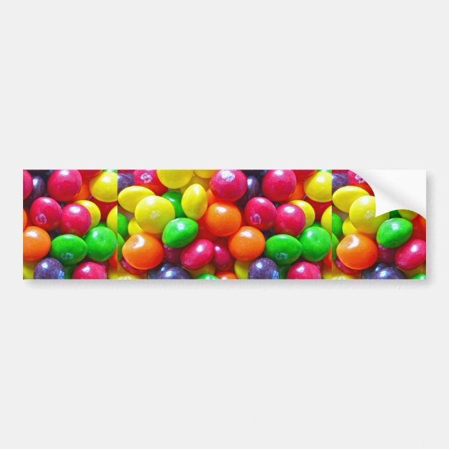 Colourful Candy Bumper Sticker (Front)