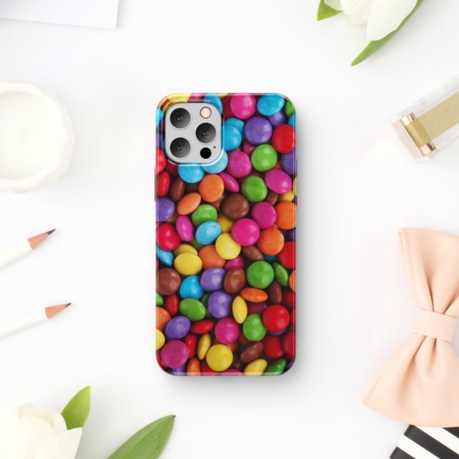 Colourful Candy, Candy Buttons, Sweets, Food Case-Mate iPhone Case (Creator Uploaded)