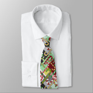 Colourful Candy Canes Neck Tie