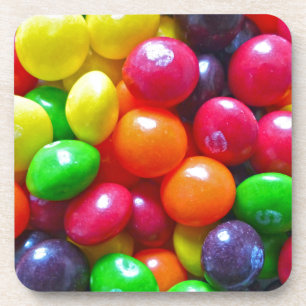 Colourful Candy Coaster
