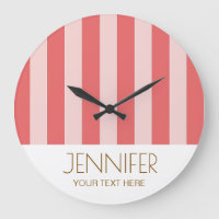 Colourful Candy Flesh Pink Colour Modern Stripes