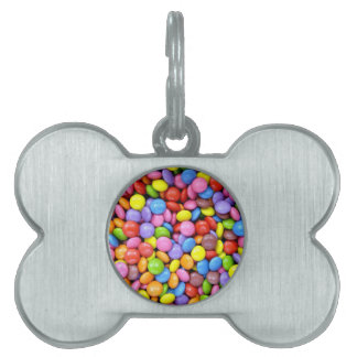Colourful Candy Pet Name Tag
