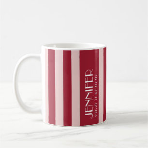 Colourful Candy Rainbow colour red Modern Stripes  Coffee Mug