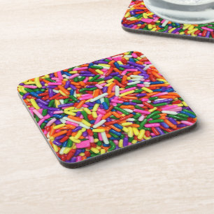 Colourful Candy Sprinkles Coaster