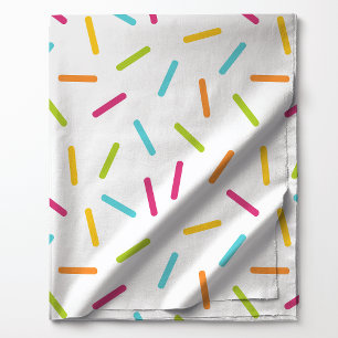 Colourful Candy Sprinkles Pattern Bright Party Fabric