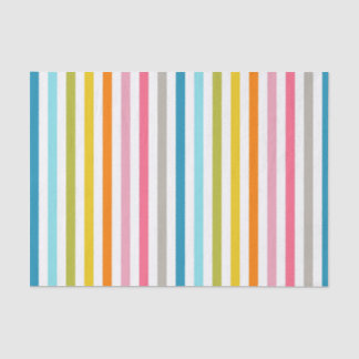 Colourful Candy Striped Tissue Paper