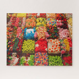 Colourful candy sweet shop jigsaw puzzle