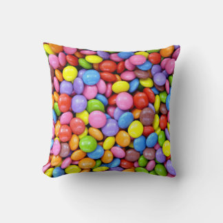 Colourful Candy Throw Pillow