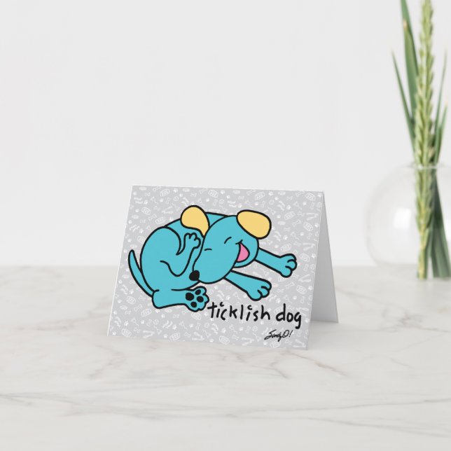 Colourful Canine PUPS Card (Front)