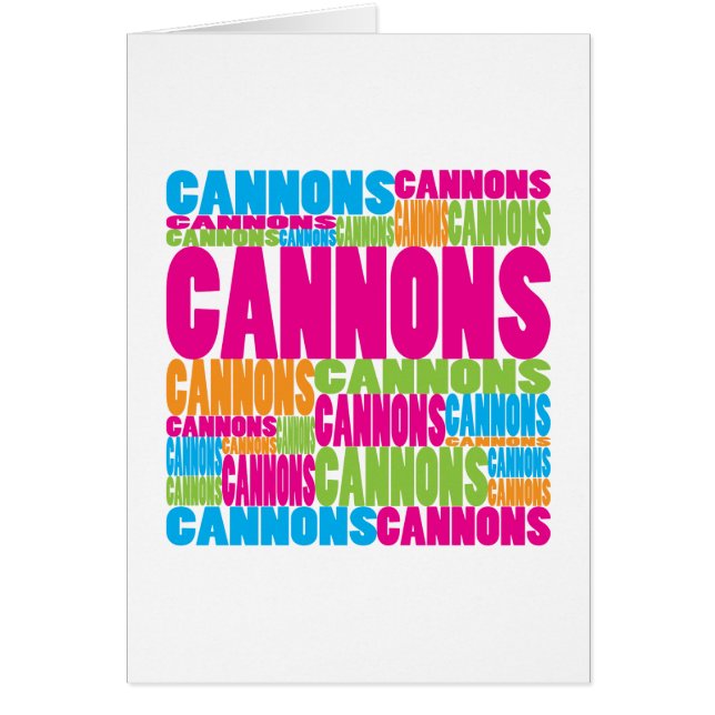 Colourful Cannons (Front)