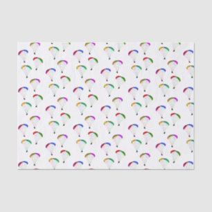 Colourful Canopies - Paraglider Motif Tissue Paper
