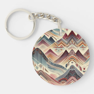Colourful Canyons Keychain