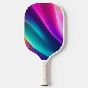 colourful carbon fibre pickleball paddle