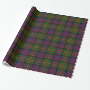 Colourful Carnegie Tartan Plaid Wrapping Paper