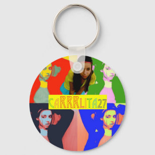 Colourful Carrrlita27 Buttons! Keychain