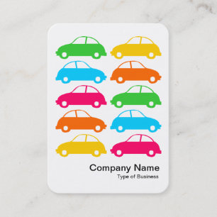 Colourful Cars 02 Business Card