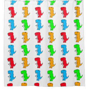 Colourful Cartoon Dinosaur Pattern