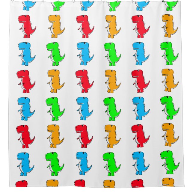 Colourful Cartoon Dinosaur Pattern (Front)