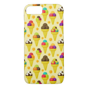 Colourful Cartoon Ice Cream Cones iPhone 8/7 Case
