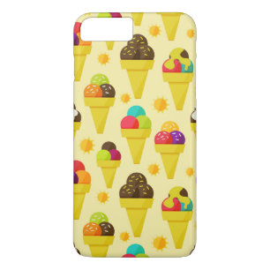 Colourful Cartoon Ice Cream Cones iPhone 8 Plus/7 Plus Case