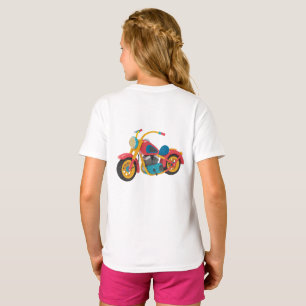 colourful cartoon motorcycle T-Shirt