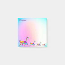 Colourful Cat Abstract Art Modern Personalized